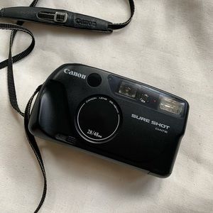 Canon sure shot date, Vintage film camera